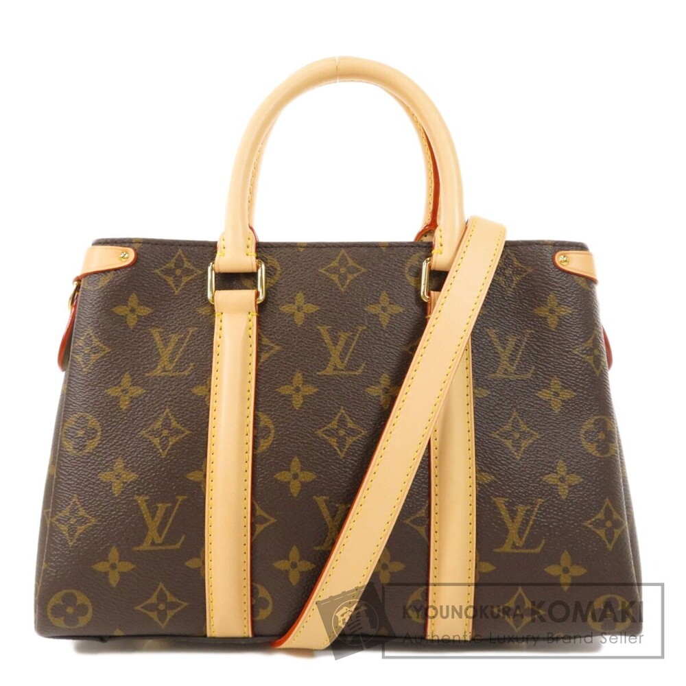 Louis Vuitton Soufflot Monogram Handbag Canvas